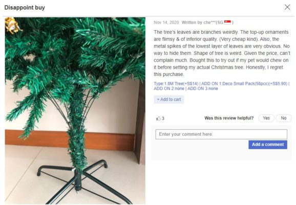 Christmas Tree Misrepresentation