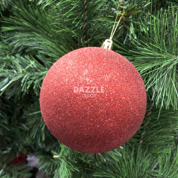 Red Glitter Bauble