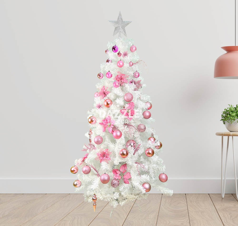 Christmas tree rental Pink Champagne