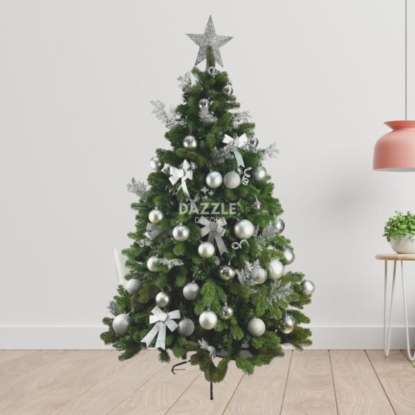 Silver Sheen Christmas tree rental