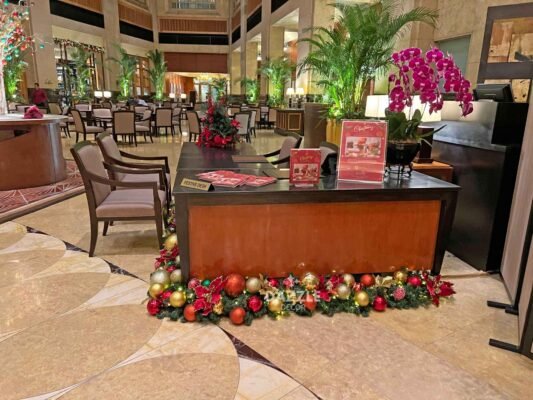 Reception Counters Decoration