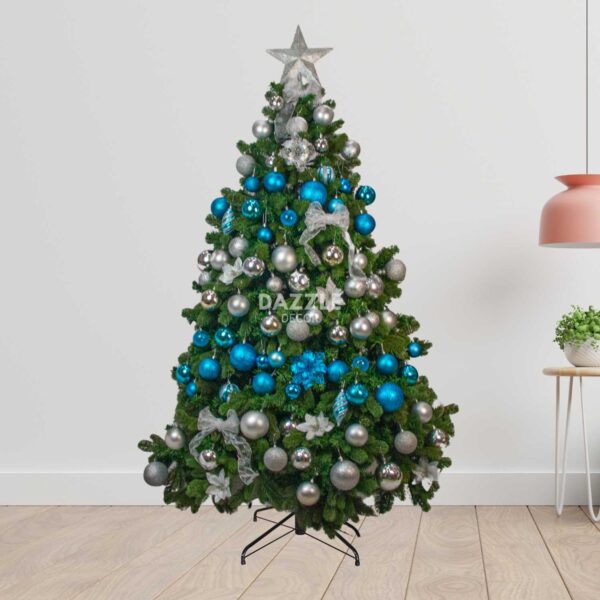 Classic Twist - Silver Blue Christmas tree rental