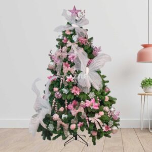 Enchanted Wings - Pink Christmas tree rental