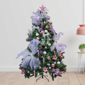 Enchanted Wings - Purple Christmas tree rental