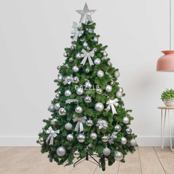 Silver Sheen Christmas tree rental