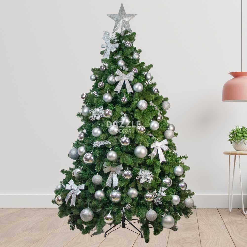 Silver Sheen Christmas tree rental