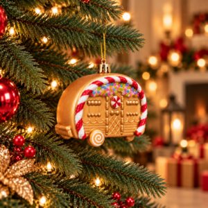Christmas Candy Gingerbread Caravan