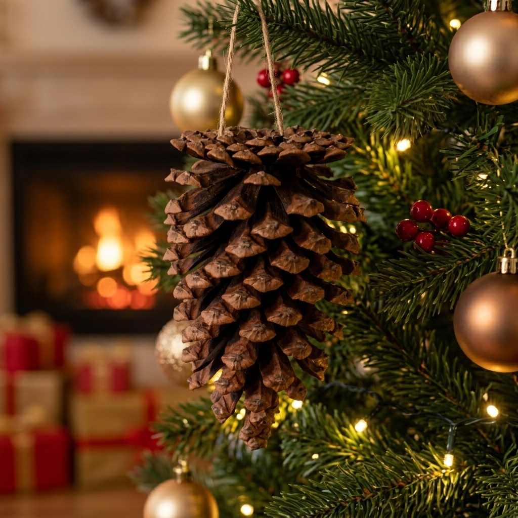 Large Pinecone Ornament